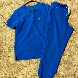 Royal Blue Figs Jogger Set